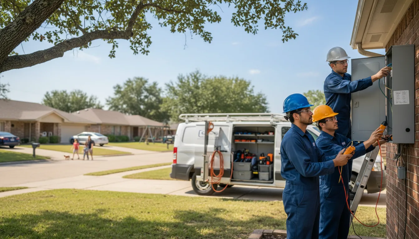 Certified electrician providing emergency electrical services in Port Wing, WI